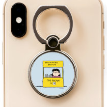 Peanuts | Lucy & the Doctor Is In Phone Ring Stand