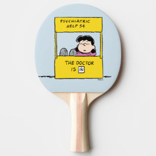 Peanuts Lucy & the Doctor Is In Ping Pong Paddle
