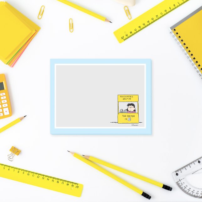 Peanuts | Lucy & the Doctor Is In Post-it Notes (Creator Uploaded)