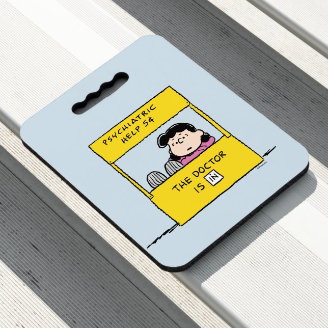 Peanuts | Lucy & the Doctor Is In Seat Cushion (In Situ)