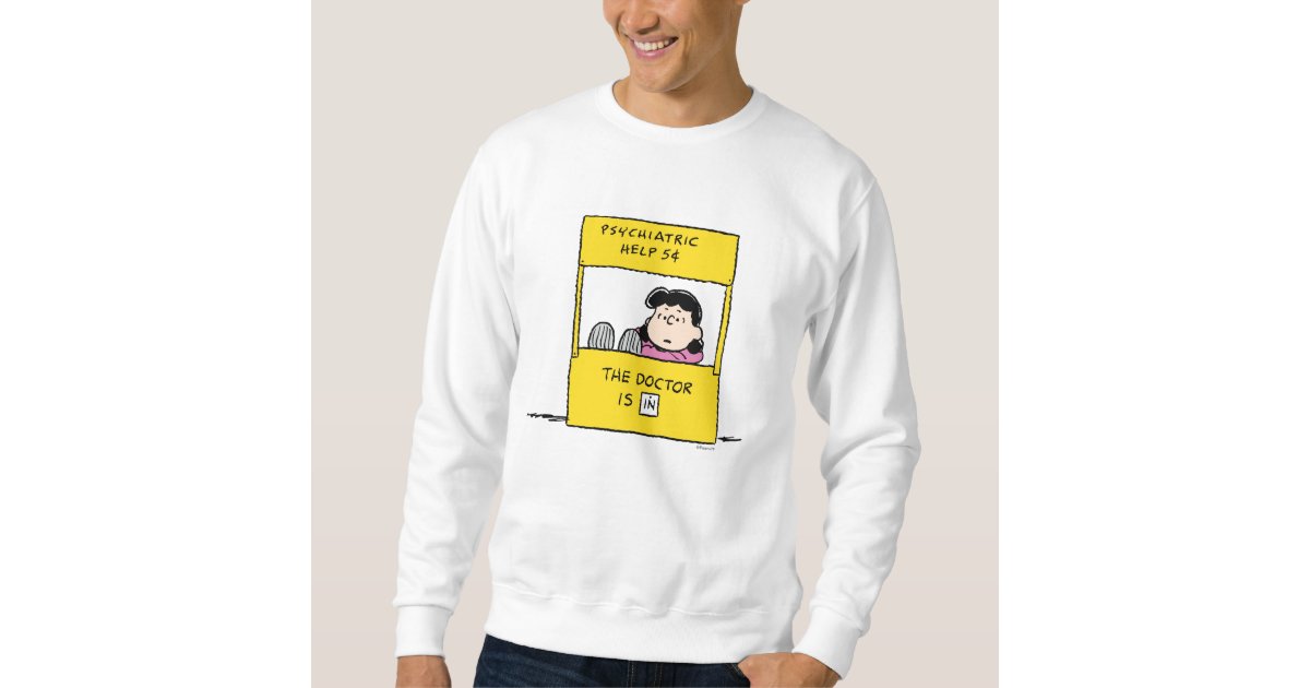 lucy peanuts sweatshirt