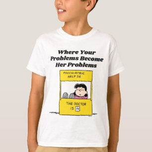 Peanuts Lucy & the Doctor Is In T-Shirt