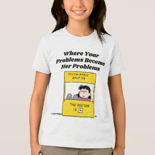 Peanuts   Lucy & the Doctor Is In Tri-Blend Shirt