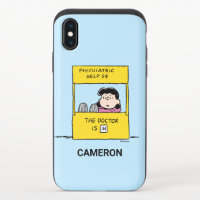 Peanuts | Lucy & the Doctor Is In iPhone X Slider Case