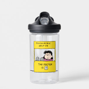 Peanuts Lucy & the Doctor Is In Water Bottle