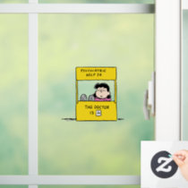 Peanuts | Lucy & the Doctor Is In Window Cling