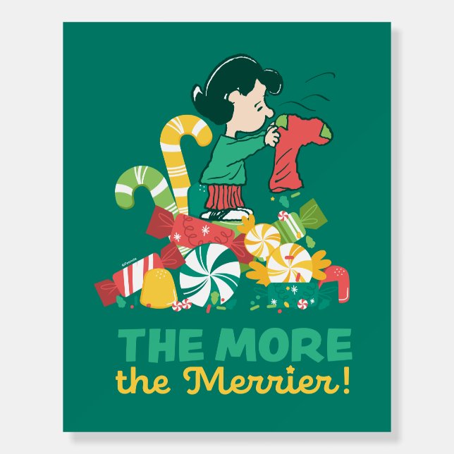 Peanuts | Lucy the More the Merrier Foam Board (Front)