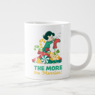 Peanuts Lucy the More the Merrier Giant Coffee Mug