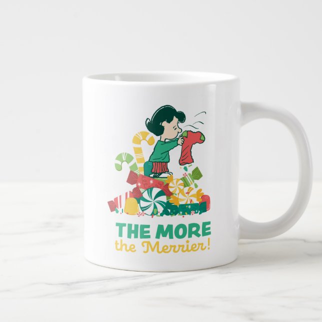 Peanuts | Lucy the More the Merrier Giant Coffee Mug (Right)
