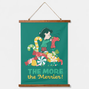 Peanuts   Lucy the More the Merrier Hanging Tapestry