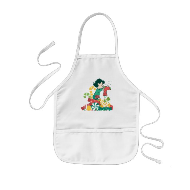 Peanuts | Lucy the More the Merrier Kids' Apron (Front)