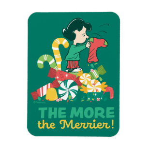 Peanuts Lucy the More the Merrier Magnet