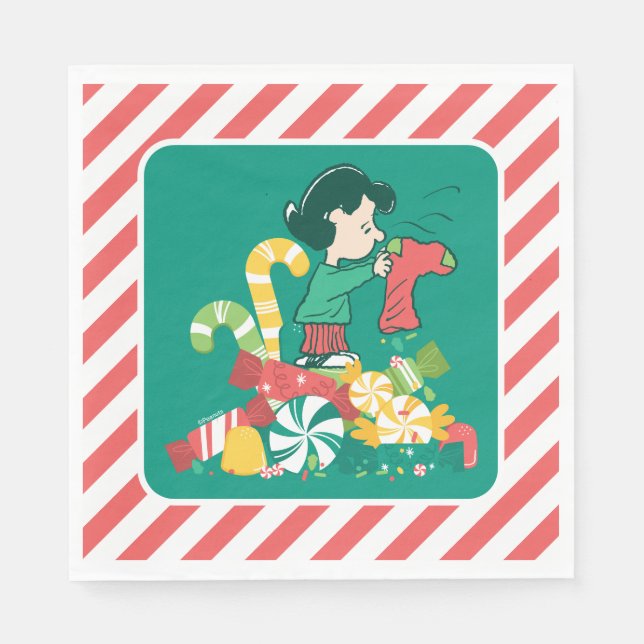 Peanuts | Lucy the More the Merrier Napkins (Front)