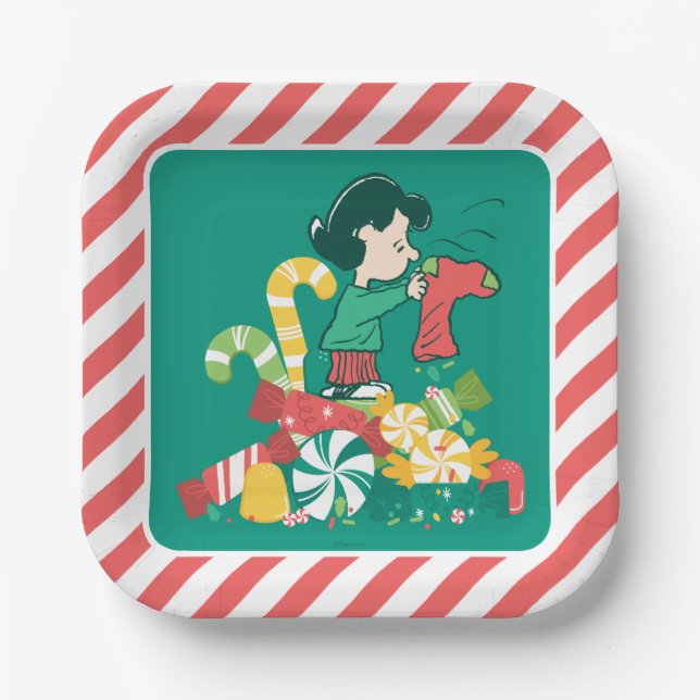 Peanuts | Lucy the More the Merrier Paper Plates (Front)