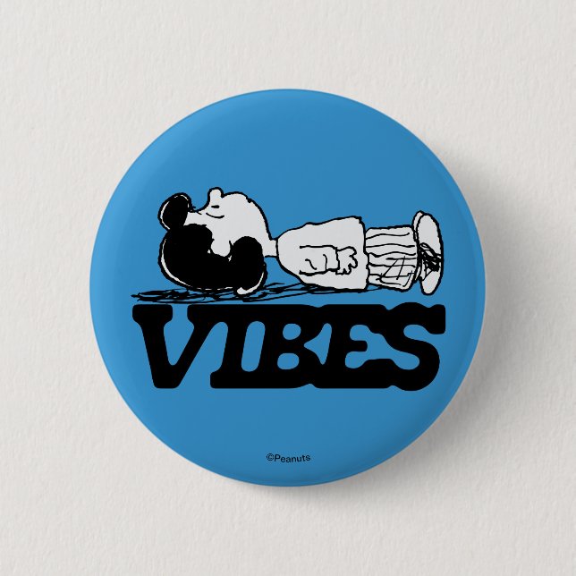 Peanuts | Lucy Vibes Button (Front)