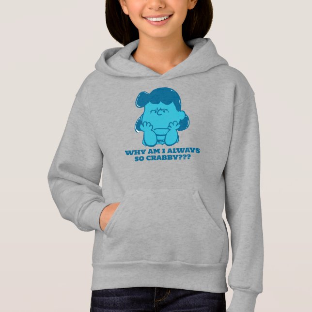 Peanuts | Lucy Who Says I'm Crabby?? Hoodie (Front)