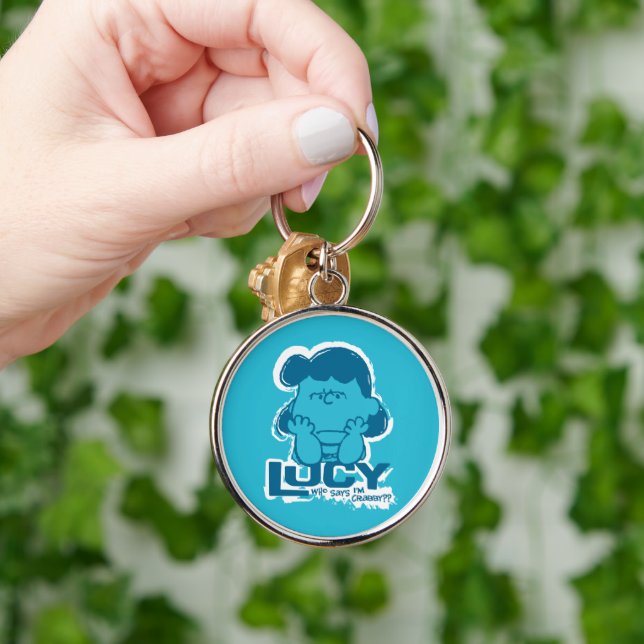 Peanuts | Lucy Who Says I'm Crabby?? Keychain (Hand)