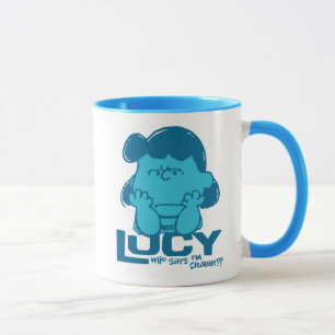 Peanuts Lucy Who Says I'm Crabby?? Mug