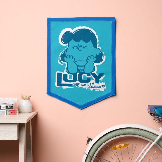Peanuts | Lucy Who Says I'm Crabby?? Pennant (Insitu 2)