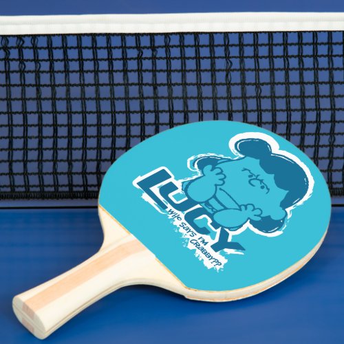 Peanuts  Lucy Who Says Im Crabby Ping Pong Paddle