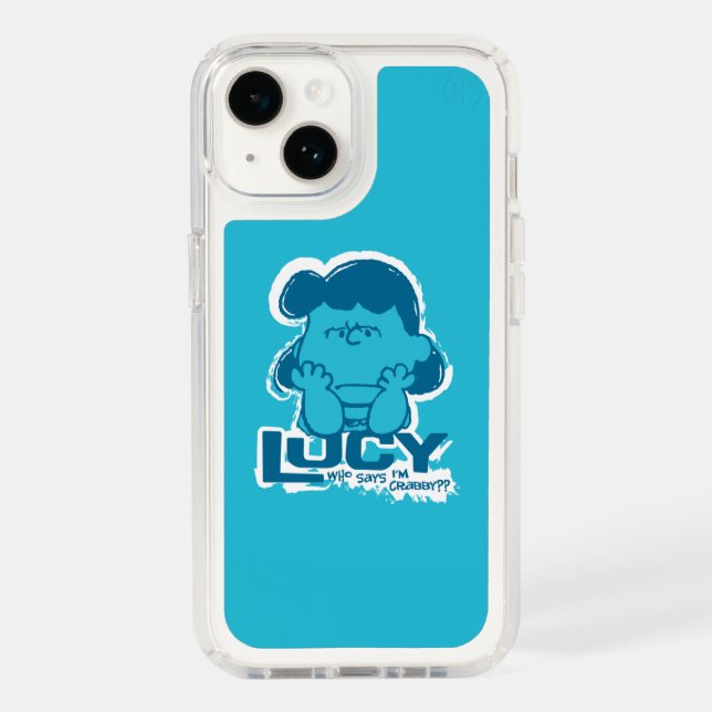 Peanuts | Lucy Who Says I'm Crabby?? Speck iPhone Case (Front)