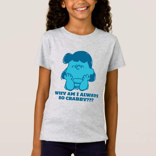 Peanuts  Lucy Who Says Im Crabby T_Shirt