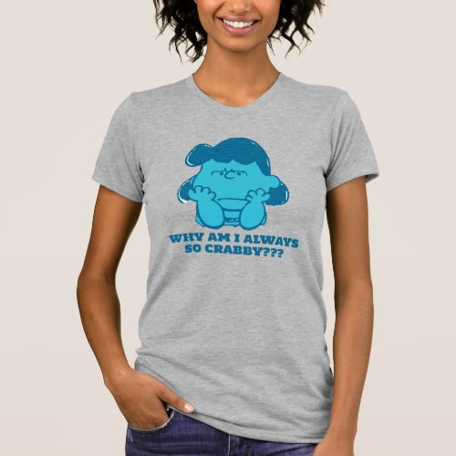 Peanuts  Lucy Who Says Im Crabby T_Shirt