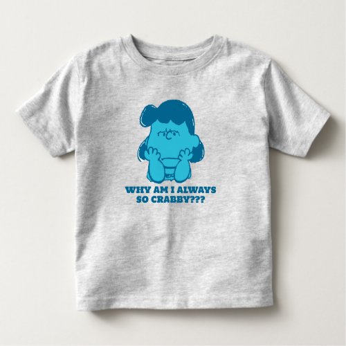 Peanuts  Lucy Who Says Im Crabby Toddler T_shirt