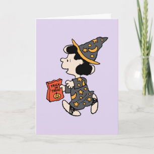 Peanuts Lucy Witch Costume Halloween Card