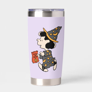 Peanuts Lucy Witch Costume Halloween Insulated Tumbler