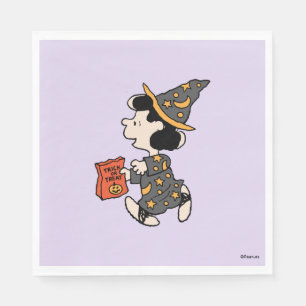 Peanuts Lucy Witch Costume Halloween Napkins