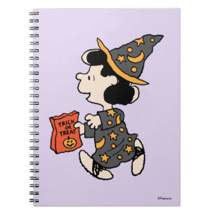 Peanuts Lucy Witch Costume Halloween Notebook