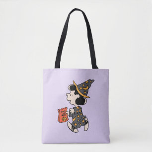 Peanuts Lucy Witch Costume Halloween Tote Bag