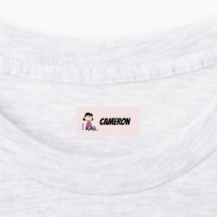 Peanuts Lucy With Arms Crossed Kids' Labels