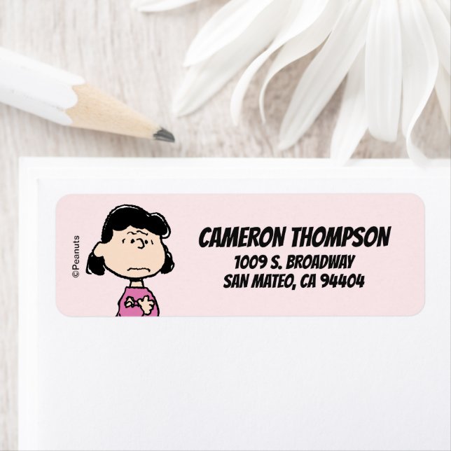 Peanuts | Lucy With Arms Crossed Label (Insitu)