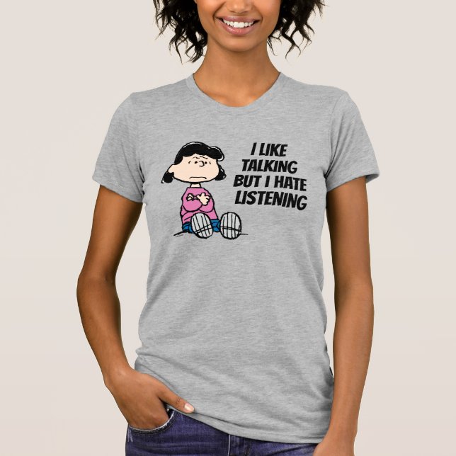 Peanuts | Lucy With Arms Crossed T-Shirt (Front)