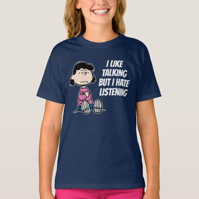 Peanuts | Lucy With Arms Crossed T-Shirt (Front)