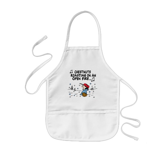 Peanuts | Lucy's Chestnuts Roasting Kids' Apron (Front)
