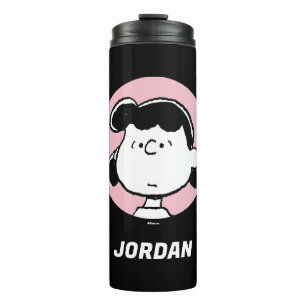 Peanuts Lucy's Faces Add Your Name Thermal Tumbler