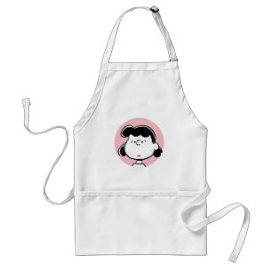 Peanuts Lucy's Faces Adult Apron