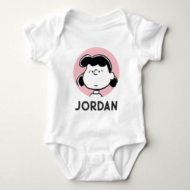Peanuts | Lucy's Faces Baby Bodysuit (Front)