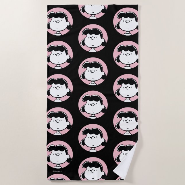 Peanuts | Lucy's Faces Beach Towel (Front)
