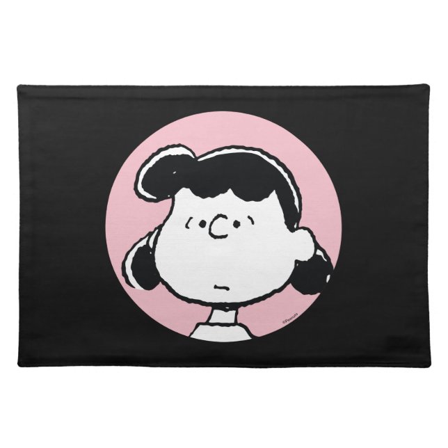 Peanuts | Lucy's Faces Cloth Placemat (Front)