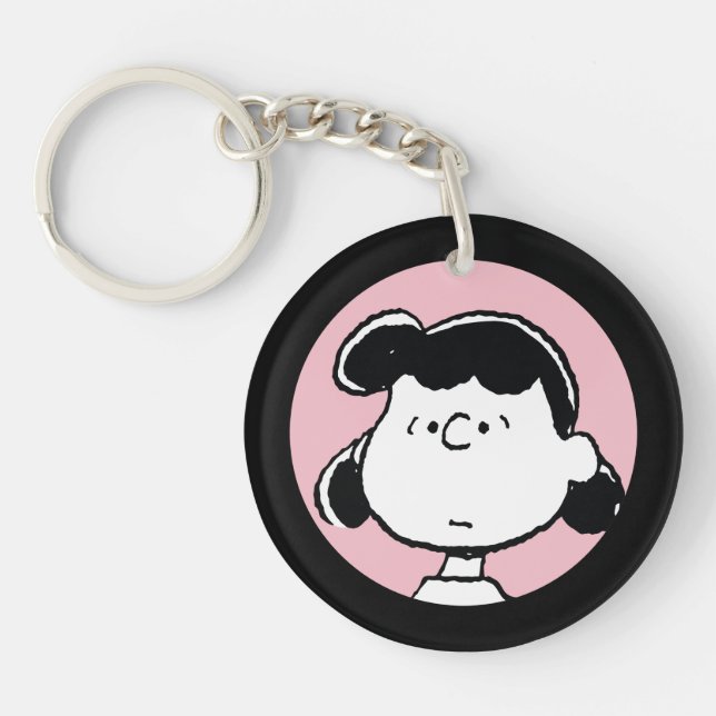 Peanuts | Lucy's Faces Keychain (Front)