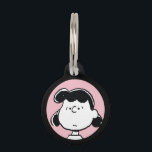 Peanuts | Lucy's Faces Pet ID Tag<br><div class="desc">Check out this awesome Peanuts design featuring Lucy.</div>