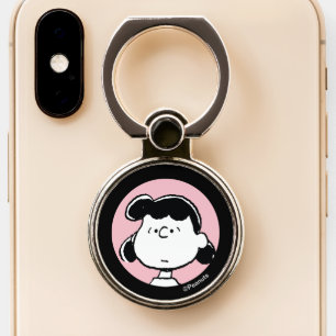 Peanuts Lucy's Faces Phone Ring Stand