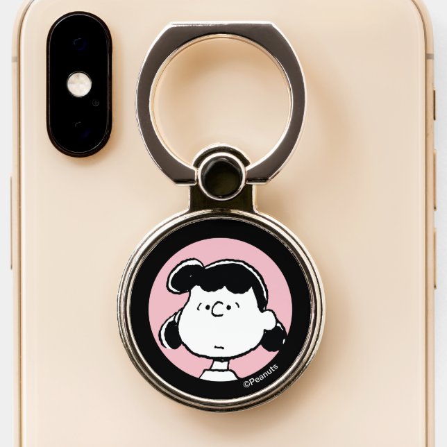 Peanuts | Lucy's Faces Phone Ring Stand (Close Up)