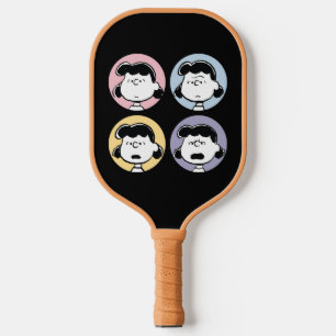 Peanuts Lucy's Faces Pickleball Paddle