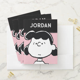 Peanuts   Lucy's Faces Pocket Folder
