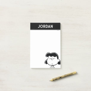 Peanuts Lucy's Faces Post-it Notes